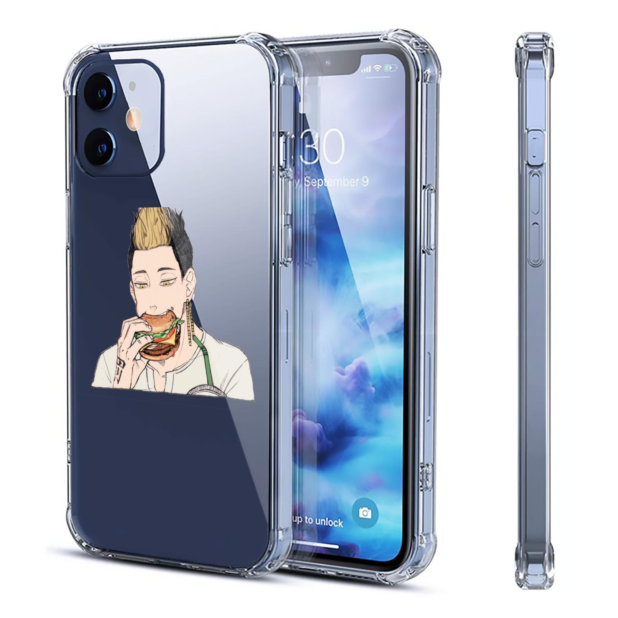 （画像用） 東京リベンジャーズ Tokyo Revengers 【iPhone 12シリーズ対応】透明スマホケース（クリアソフトケース）